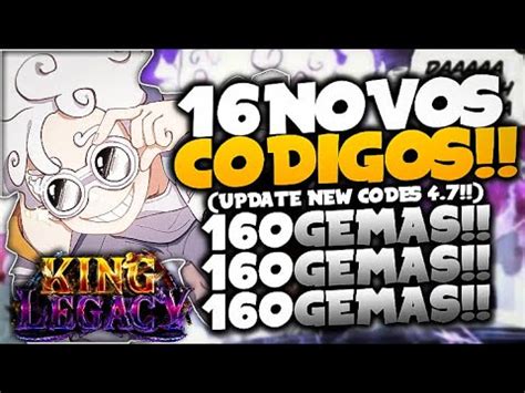 LANÇOU 16 NOVOS EXCLUSIVOS CODES SECRETOS no KING LEGACY CODIGOS