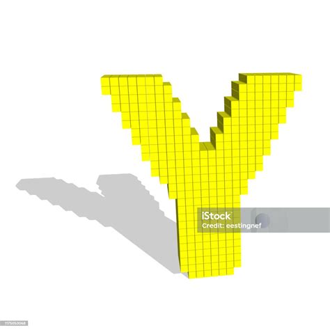 3d ピクセル化された大文字 Y ベクトル図 3dのベクターアート素材や画像を多数ご用意 3d アルファベット アルファベットのy