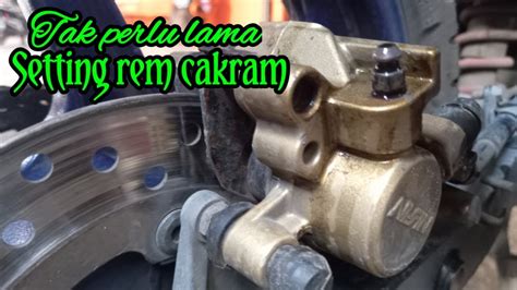 CARA SETTING REM CAKRAM BELAKANG CB150R YouTube