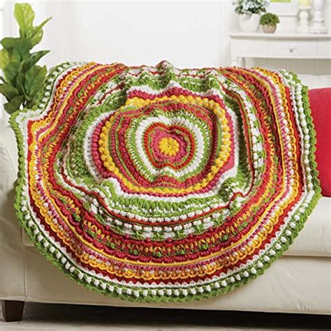 Herrschners Zinnia Crochet Afghan Kit Wantitall