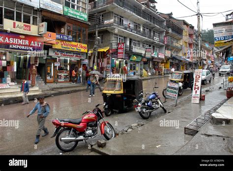 the mall manali Stock Photo - Alamy