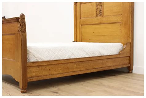 Victorian Antique Carved Oak Full or Double Size Bed #34357 - Ruby Lane