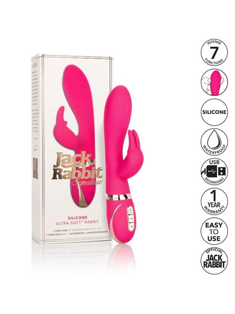 Vibromasseur Ultra Soft Jack Rabbit Calexotics Sextoys Vibromasseur Oh