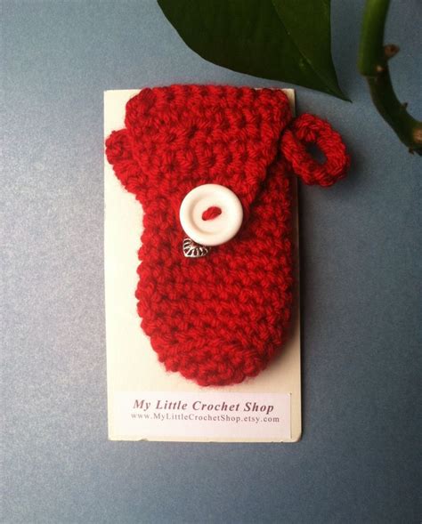 Red Crochet Inhaler Holder Asthma Inhaler Cozy Puffer Cozy Etsy