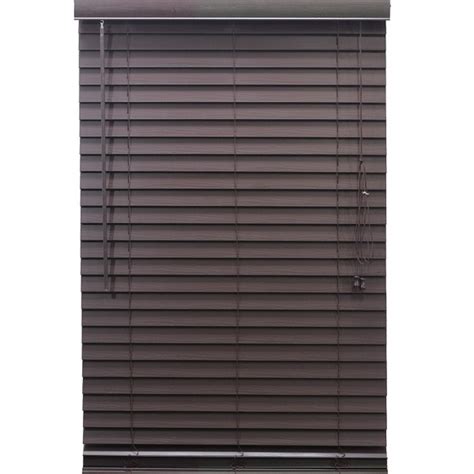 Persiana Horizontal Pvc Mm Tabaco L X A Cm Marrom X