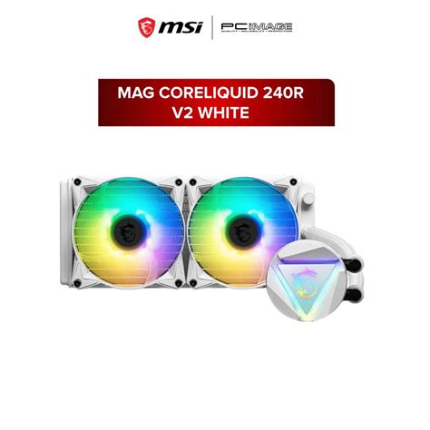 Msi Mag Coreliquid 240r V2 Liquid Cooler White Shopee Malaysia