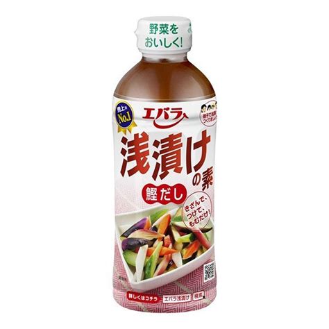 【楽天市場】エバラ食品工業 エバラ 浅漬けの素 鰹だし500ml 価格比較 商品価格ナビ