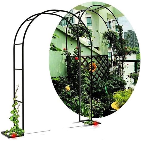 Pergola En M Tal Arche De Jardin Arceau Rosiers Pour Plantes