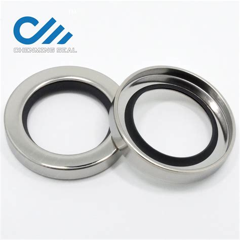 30428 Ptfe Lip Oil Seal With Stainless Steel Housing Single Lip And Dual Lip Screw Air