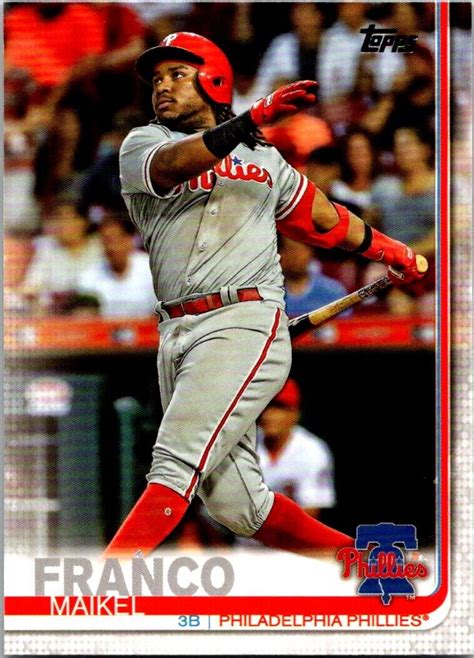 2019 TOPPS SERIES 1 MAIKEL FRANCO PHILADELPHIA PHILLIES 327 EBay