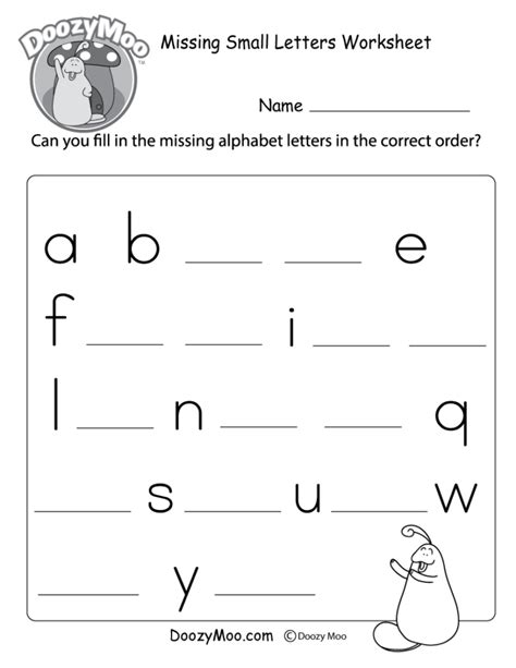 Alphabet Worksheets Free Printables Doozy Moo — Db