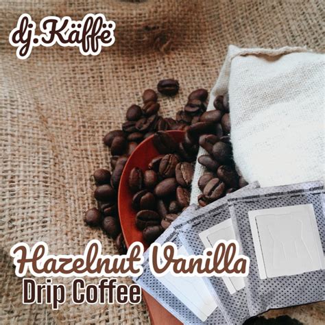 Hazelnut Vanilla Flavored Drip Coffee Freshly Ground Cordillera Beans