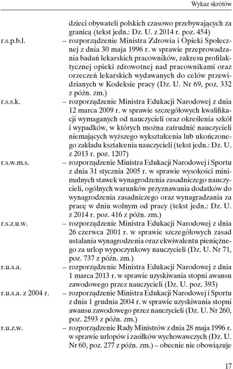 Karta Nauczyciela Komentarz Andrzej Bara Ski Maria Szyma Ska Joanna