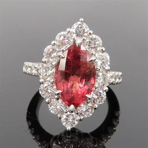 Padparadscha Sapphire Ring - Etsy