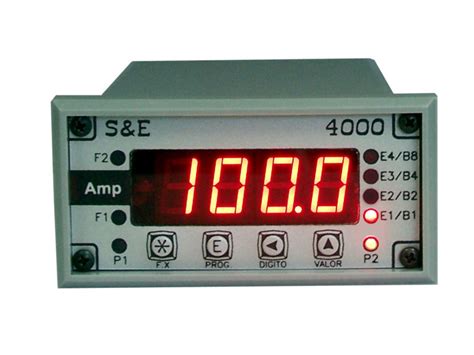 Amperímetro digital para painel elétrico S E Instrumentos