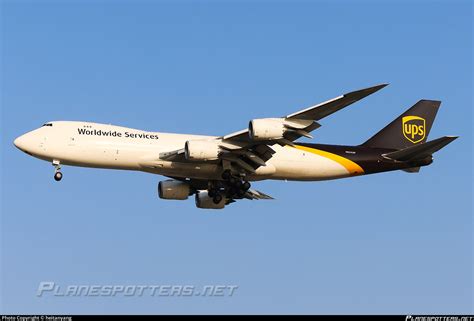 N624UP United Parcel Service UPS Boeing 747 8F Photo By Heitanyang