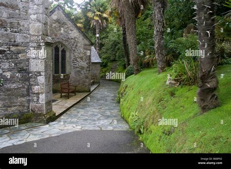 Sidewalk At Parish Church Of St Just In Roseland And St Mawes