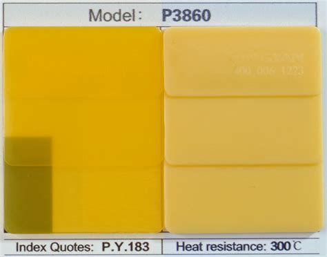 Plastic Pigment Pigment Yellow 183 Ranbar Yellow P3860