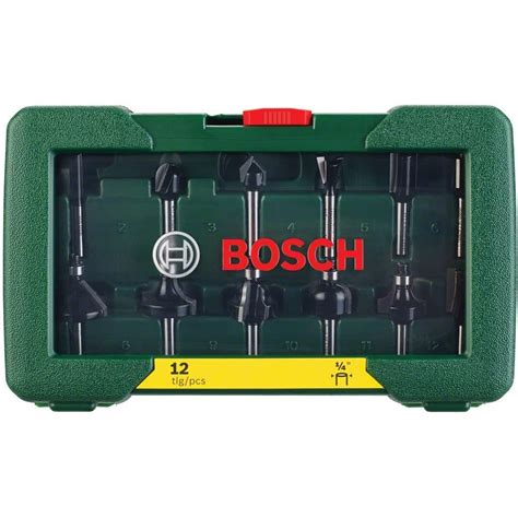 Bosch 2607019465 12Pc Promoline 1 4 Router Bit Set From Lawson HIS