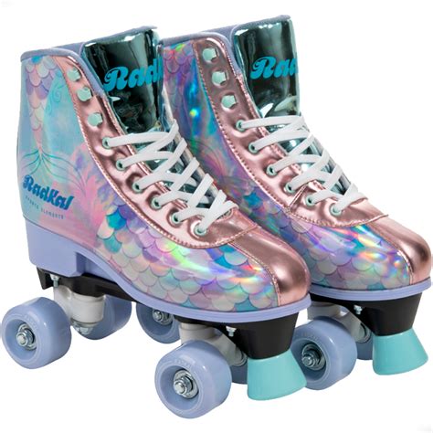 Patins Sereia Rodas Roller Skate Meninas Fenix Roxo Rl Tem Tem