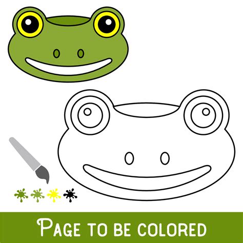 Frog Face Template