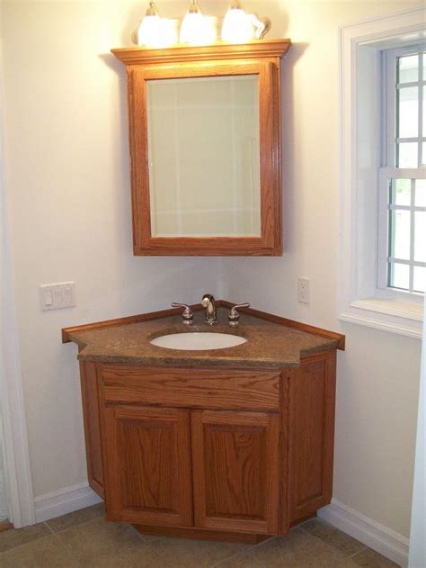 Kraftmaid Corner Vanity Cabinet Kraftmaidcabinets Small Bathroom