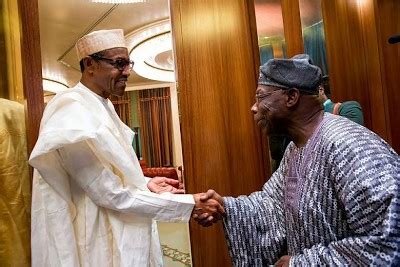 Obasanjo Visits President Buhari (Photo) - Politics - Nigeria