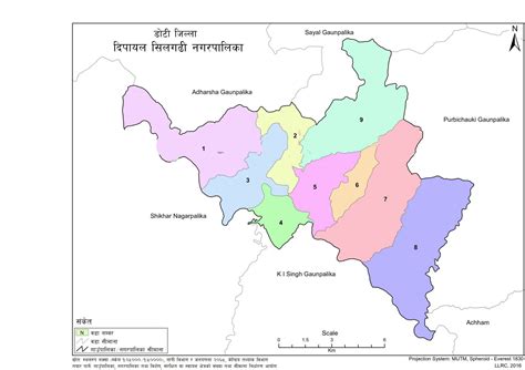 Map of Dipayal Silgadhi Municipality, Doti, Nepal – Nepal Archives