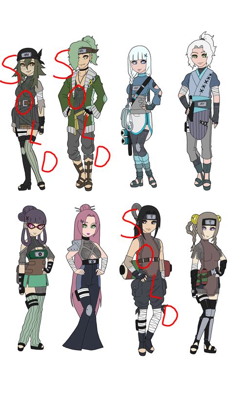 Naruto Village Adopts Part 2 5 Left By Mistressmaxwell On Deviantart