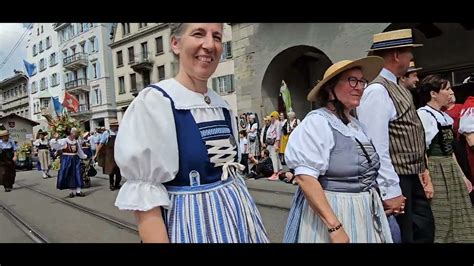 Festumzug Eidgenössisches Trachtenfest 2024 Zürich YouTube