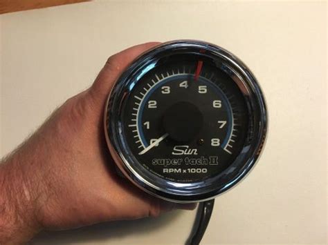 Buy Vintage Sun Super Tach Ii R P M Rat Rod Tachometer S S