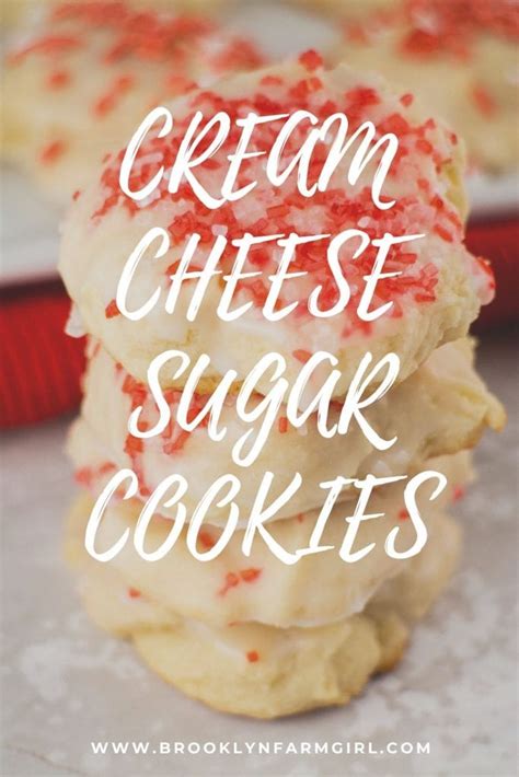 Christmas Cream Cheese Sugar Cookies Brooklyn Farm Girl