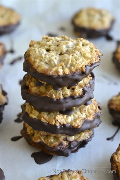 Crispy Oatmeal Cookies with Chocolate ( Ikea Cookies ) | Not Enough Cinnamon