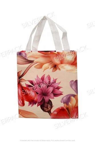 Non Woven Square Printed Laminated Bag For Shopping Holding Capacity