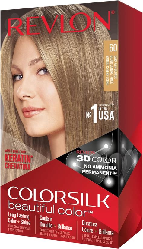 Revlon Colorsilk Haircolor Dark Ash Blonde Ounces Pack Of