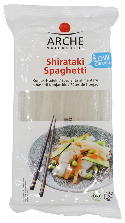 Arche Naturküche Bio Shirataki Spaghetti Konjak Nudeln glutenfrei 6 x