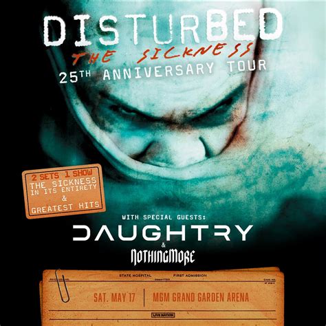 Disturbed The Sickness Th Anniversary Tour In Las Vegas