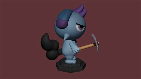 STL File Depresso Figure And Joystick Stand Palworld 3D Printable