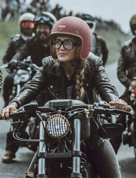 Bad Good Rocknroll Cafe Racer Girl Retro Motorcycle Cafe Racer