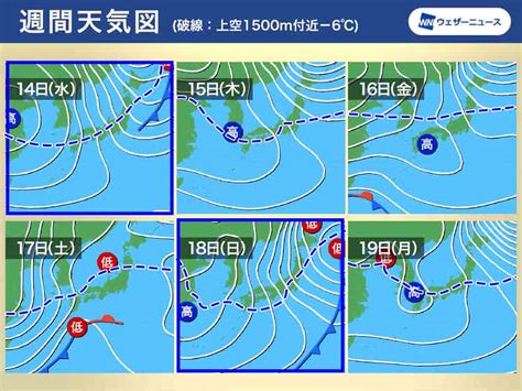 週末は再び強い寒気が南下 全国的に寒さ続く予想 ウェザーニュース