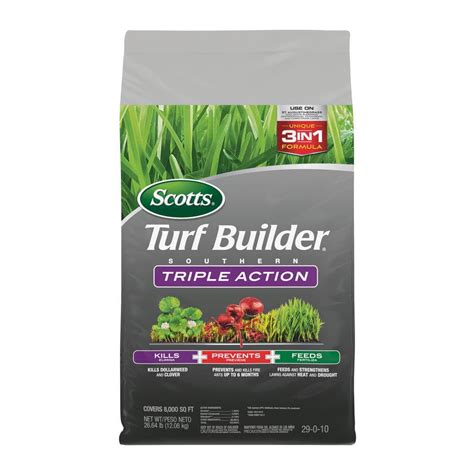 Scotts Turf Builder Lbs Sq Ft Southern Triple Action