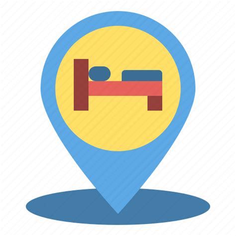 Locationandmap Hostel Hotel Location Gps Map Pin Icon Download