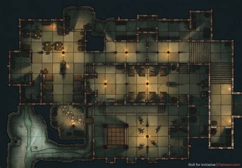 Pin by Gromnir on Plans/Map (Med-Fan : Cryptes...) | Dungeon maps ...