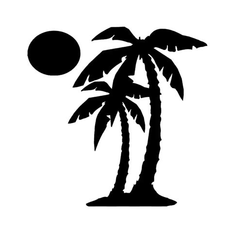 Paper Paper And Party Supplies Palm Tree Decalpalmtree Stickersea Life