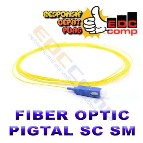 Jual Fiber Optic Pigtail SC Single Mode 1 5 Meter Shopee Indonesia