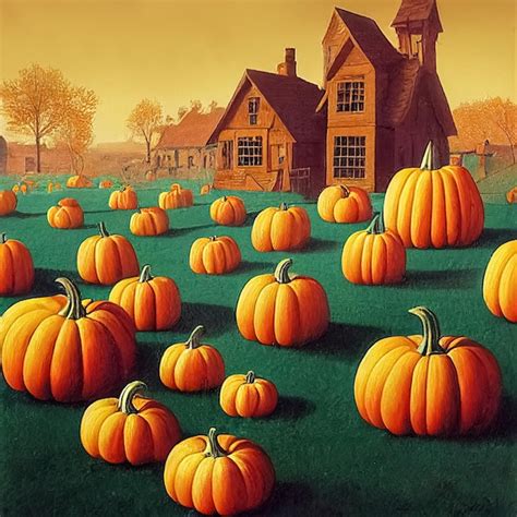 Premium Photo Mysterious Halloween Design Background With Pumpkins Jack O Lanterns 3d