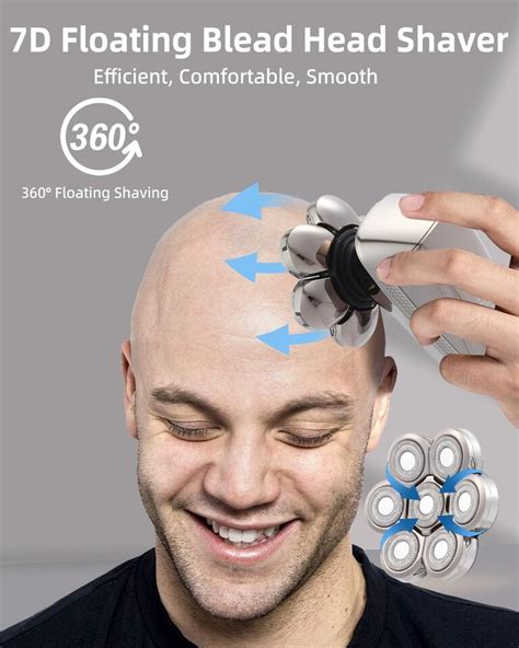 Head Shavers For Bald Men7d Detachable Electric Bald Head Shaver5 In