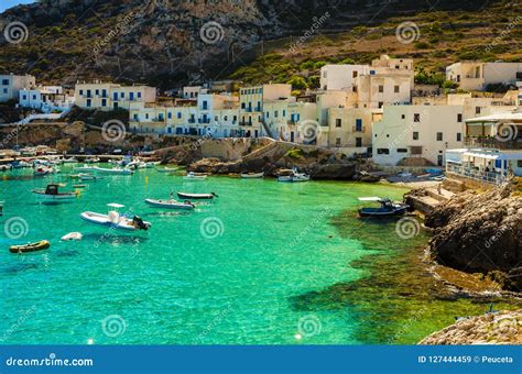 Levanzo Island Architecture The Smallest Of The Egadi Italy Royalty