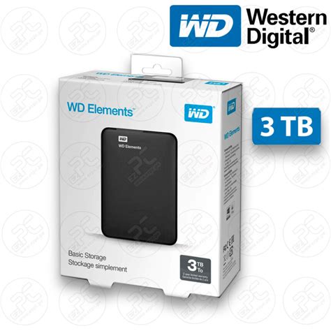 Disco Duro Externo Western Digital Elements Portable Tb Usb