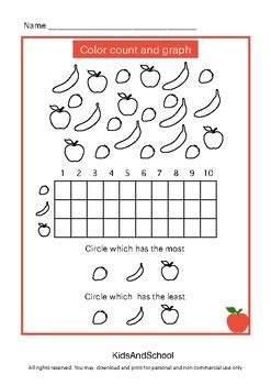 count  graph fruits  kidsandschool tpt